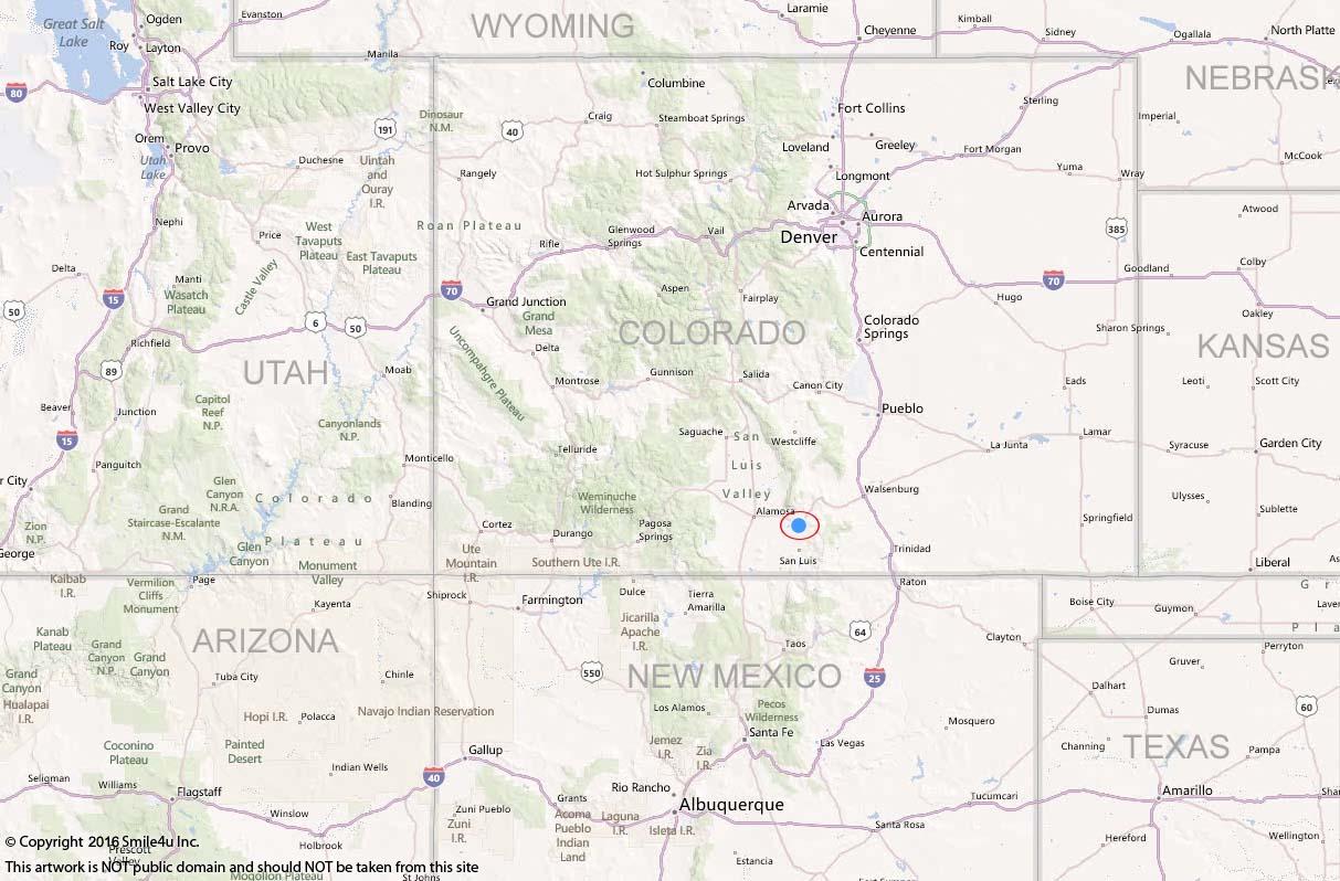 5 acres land in Blanca Colorado